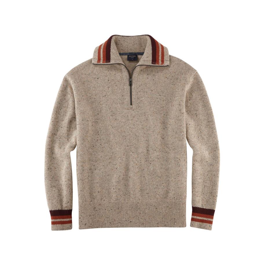 OLYMP Casual Coltrui beige, Effen Bruin