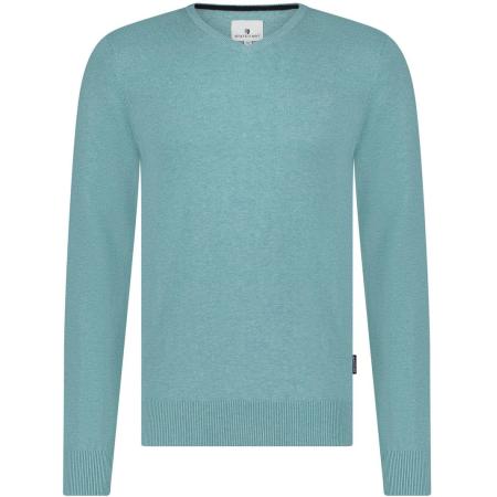 State Of Art Trui V-Hals Azuurblauw