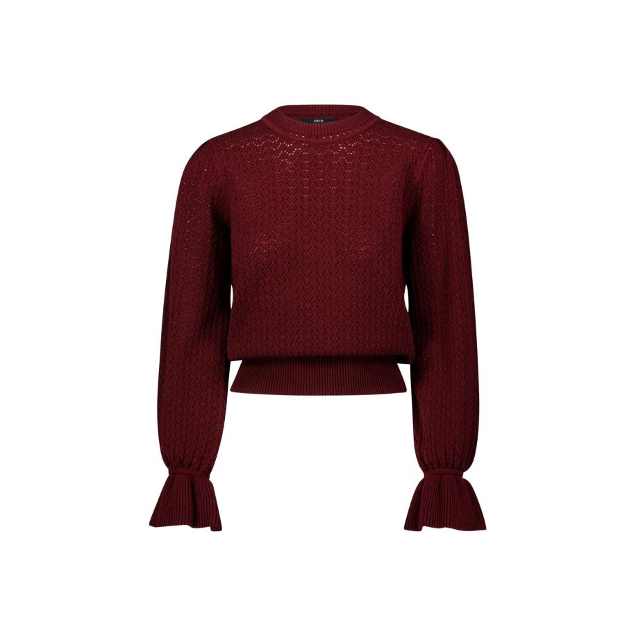 Zero zero Trui cranberry -