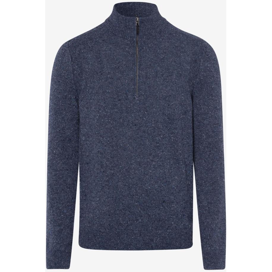 Brax Half-Zip Sweater, Faux-uni Multicolor