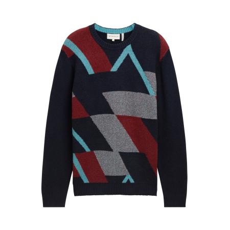 Tom Tailor TOM TAILOR Trui navy / lichtblauw / roestrood / wit