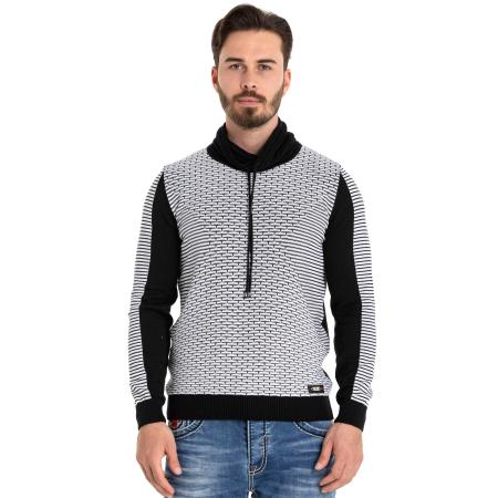Cipo & Baxx CIPO & BAXX Trui zwart / wit
