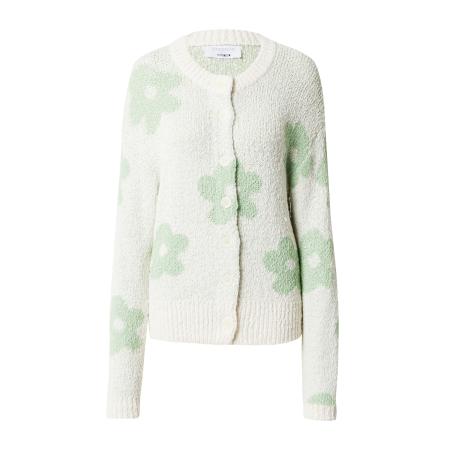 ABOUT YOU florence by mills exclusive for ABOUT YOU Gebreid vest Meadow Flowers lichtgroen / wit