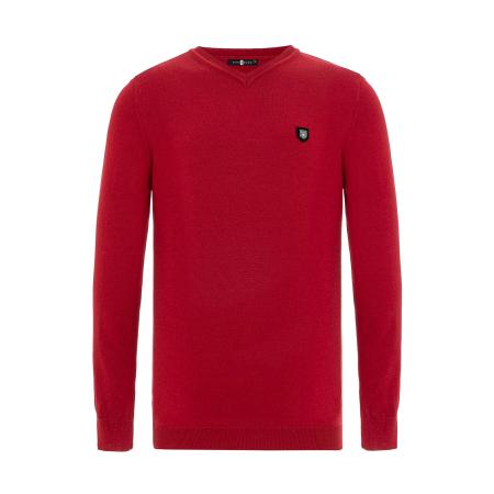 Cipo & Baxx CIPO & BAXX Trui bloedrood / zwart / zilver