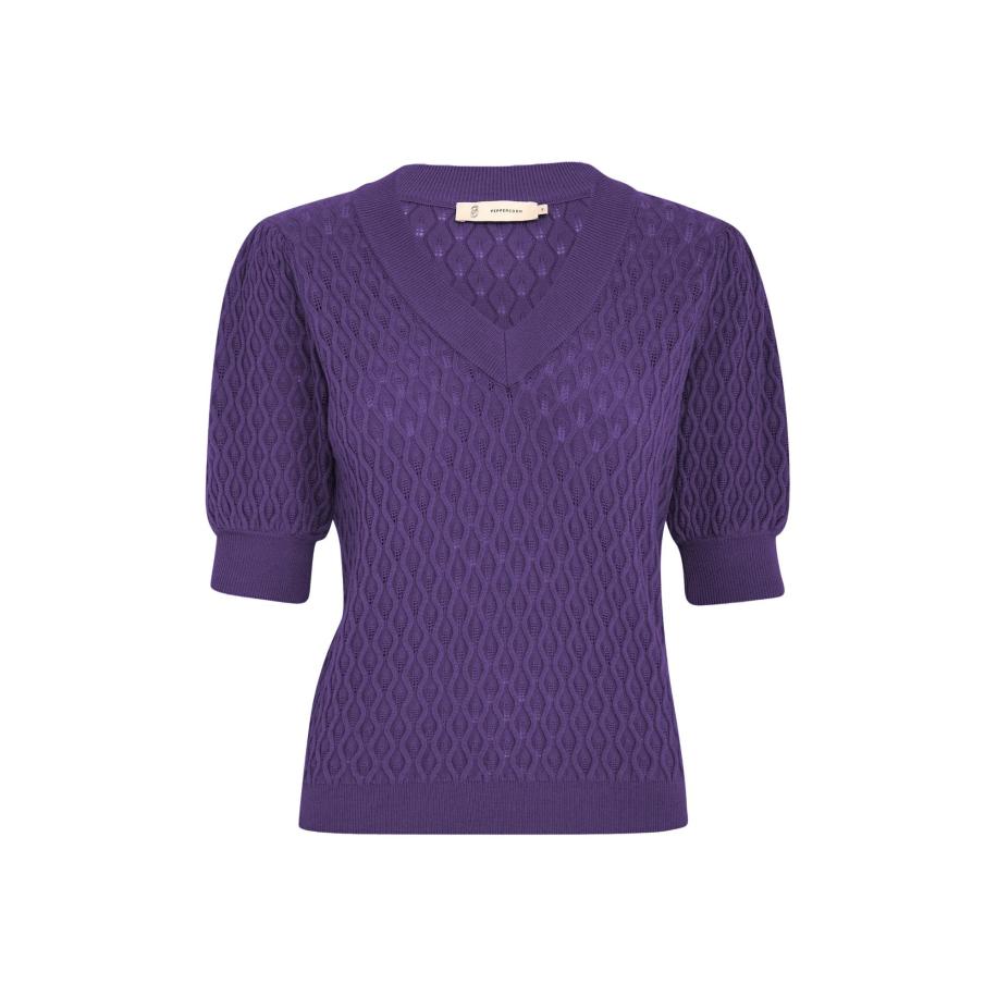 Peppercorn Trui Rosalia violetblauw Paars