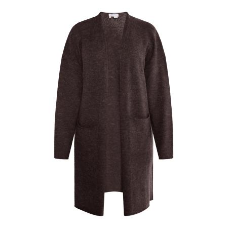 Usha usha FESTIVAL Gebreid vest Carnea donkerbruin