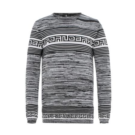 Cipo & Baxx CIPO & BAXX Trui grijs / wit