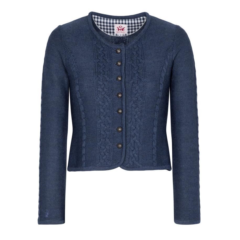 Spieth & Wensky SPIETH & WENSKY Gebreid vest Bonn duifblauw -