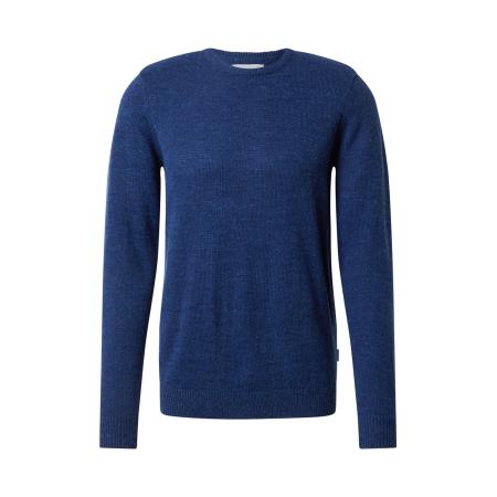 BLEND Trui blauw gemêleerd