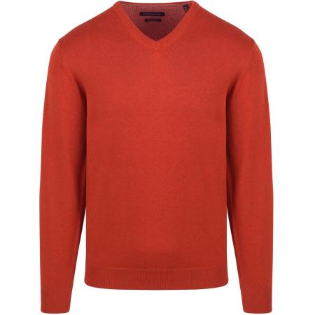 Casa Moda Pullover V-Hals Oranje
