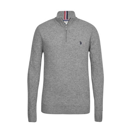 U.S. Polo Assn. U.S. POLO ASSN. Trui Kevin grijs gemêleerd