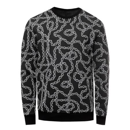 Rusty Neal Rusty Neal Trui zwart / wit