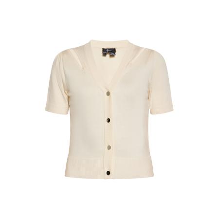 Faina faina Gebreid vest lichtbeige