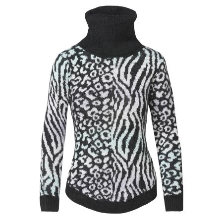 KOROSHI KOROSHI Trui zwart / wit