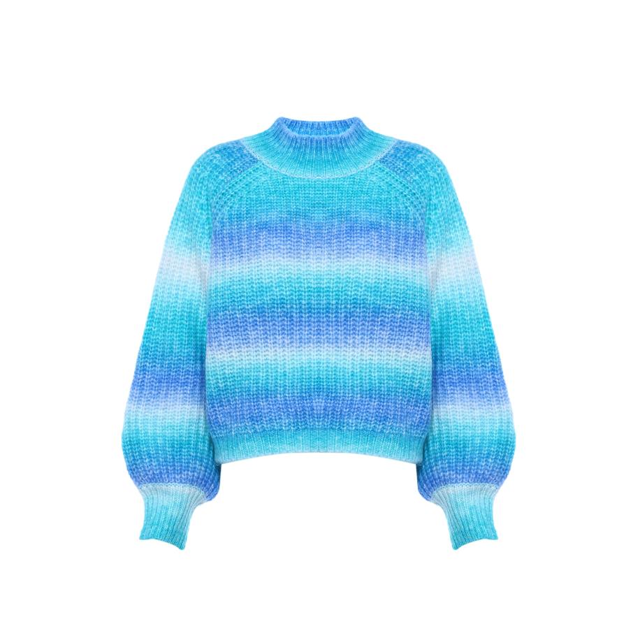 MYMO MYMO Trui blauw / turquoise / pastelblauw -