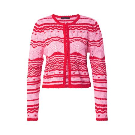 Oui OUI Gebreid vest rosa / rood