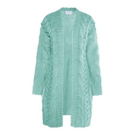 Usha usha WHITE LABEL Gebreid vest mintgroen