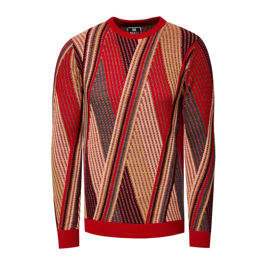 Rusty Neal Rusty Neal Trui oranje / rood / zwart -