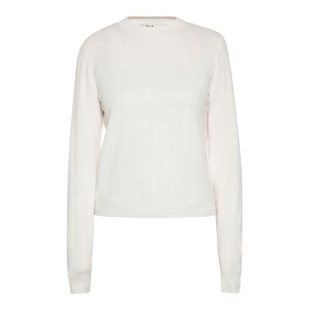 Sidona Sidona Gebreid vest wolwit