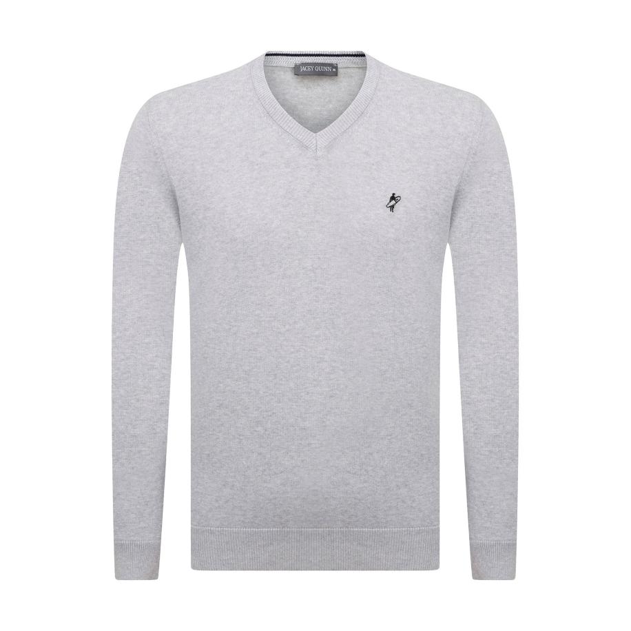 Jacey Quinn Jacey Quinn Trui grijs gemêleerd -