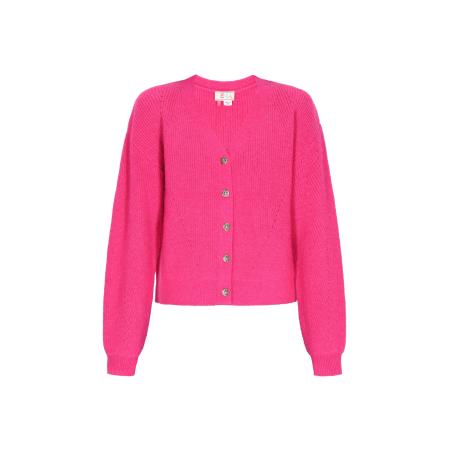 IZIA IZIA Gebreid vest pink