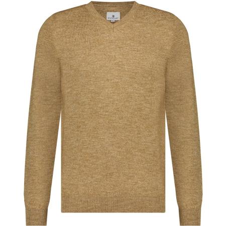 State Of Art Trui V-Hals Beige Melange