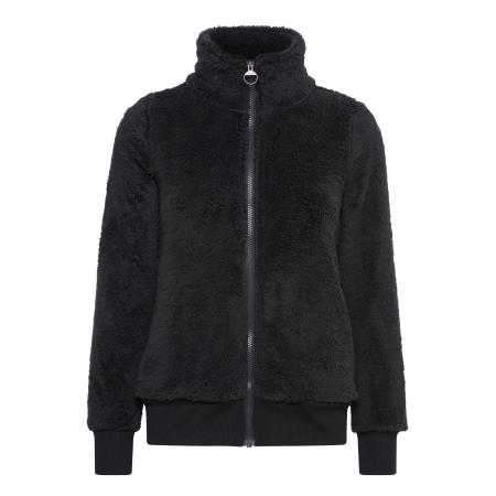Oxmo Oxmo Fleece jas ANNEKA zwart
