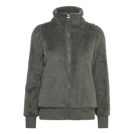 Oxmo Fleece jas Anneka donkergrijs