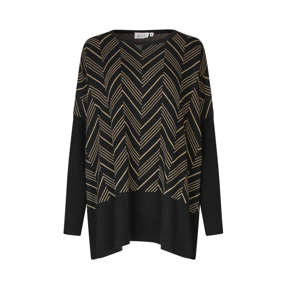 Masai Masai Trui Feluca beige / zwart -