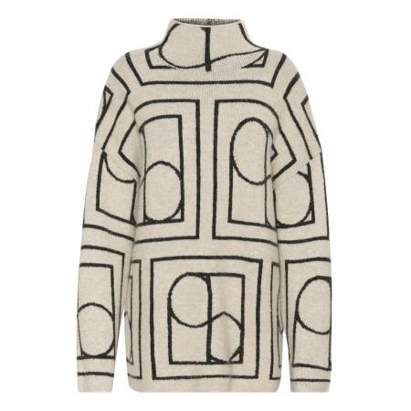 Soaked in Luxury SOAKED IN LUXURY Trui SL Hedaya zwart / wolwit