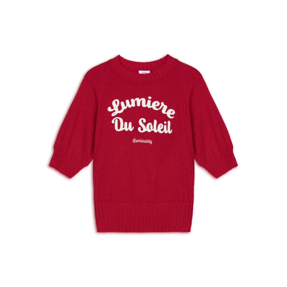 Twist Twist Trui rood / wit -