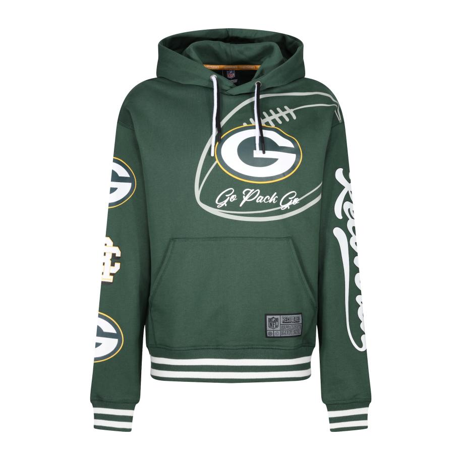 Recovered Recovered Sweatshirt NFL Packers Go Pack Go groen -