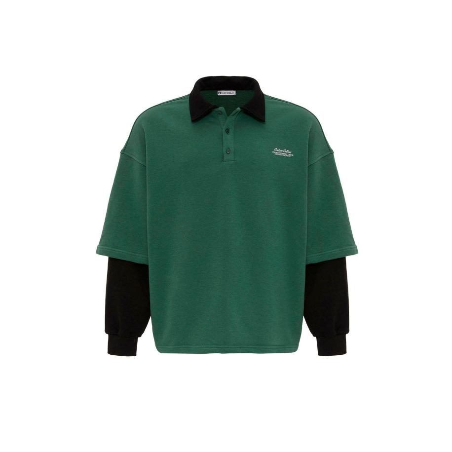 Dandalo Dandalo Sweatshirt groen / zwart -
