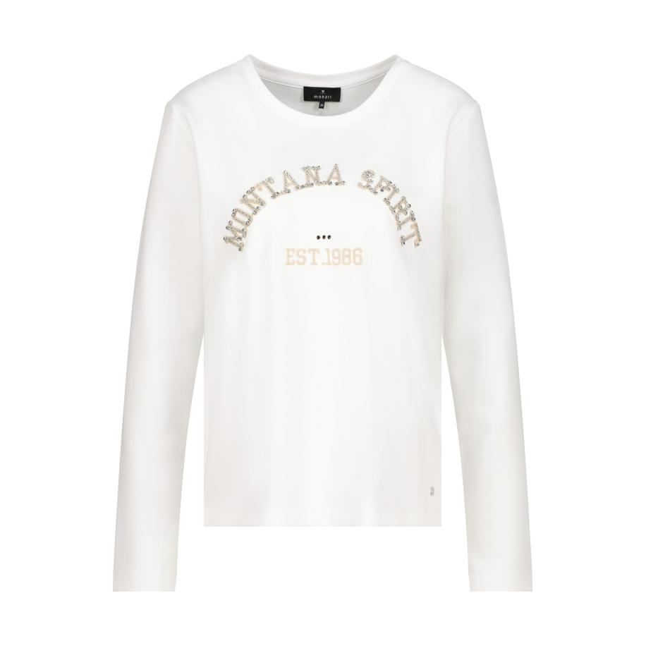 Monari monari Sweatshirt goud / wit -