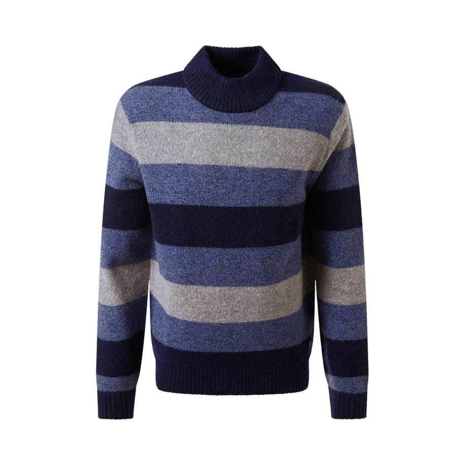 Pierre Cardin PIERRE CARDIN Trui saffier / donkerblauw / grijs -