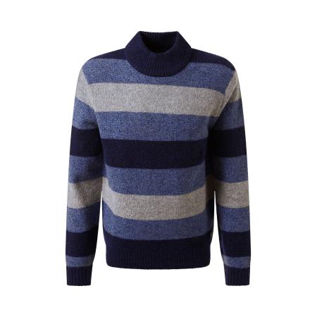 Pierre Cardin PIERRE CARDIN Trui saffier / donkerblauw / grijs