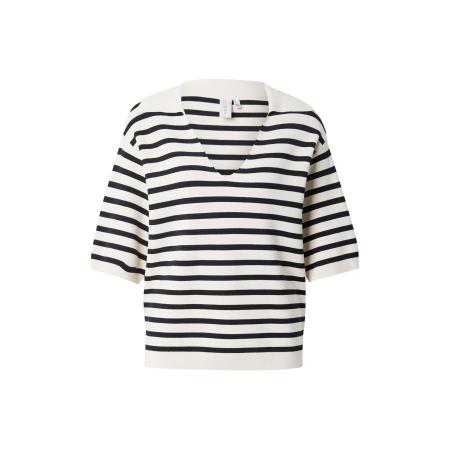 YAS YAS Trui YASFONNY crème / zwart