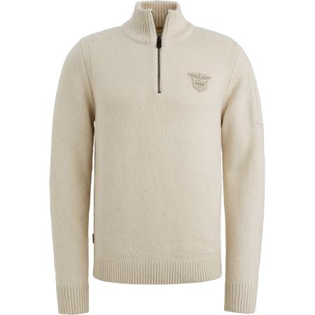 PME Legend Half Zip Trui Ecru