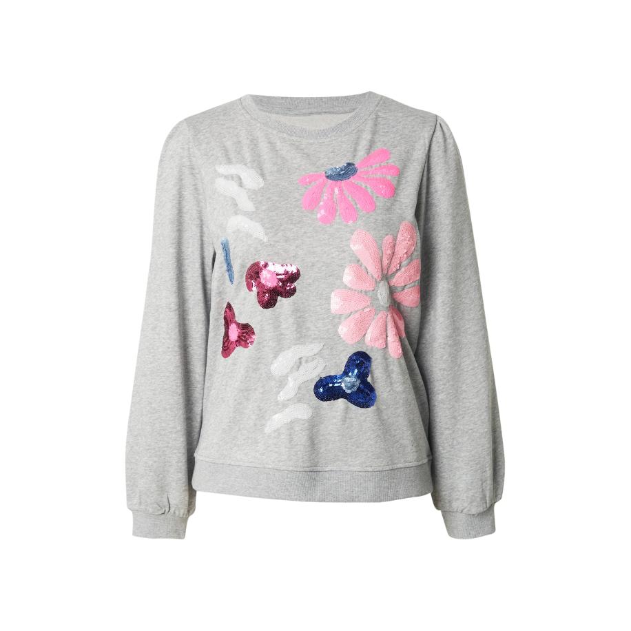 LIEBLINGSSTÜCK LIEBLINGSSTÜCK Sweatshirt Uletta kobaltblauw / grijs gemêleerd / rosa / wit -