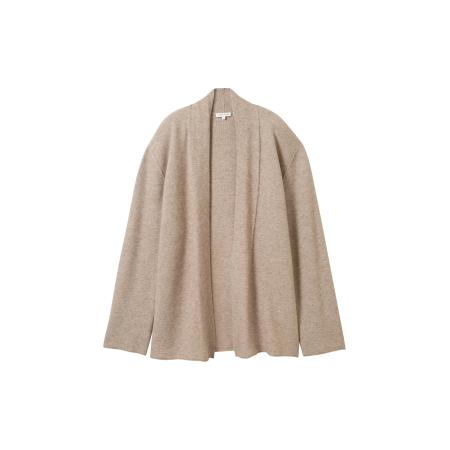 Tom Tailor TOM TAILOR Gebreid vest beige gemêleerd