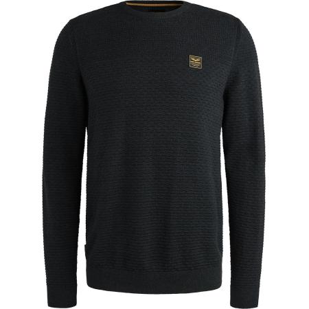 PME Legend Mouliné Structure Trui Navy