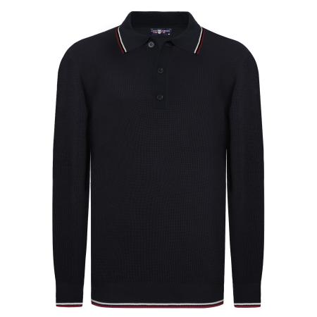 Jimmy Sanders Jimmy Sanders Trui navy / rood / wit