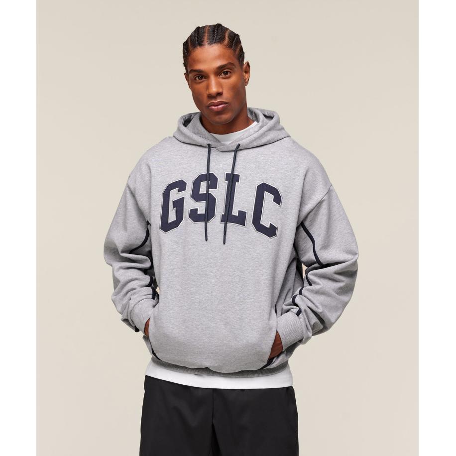 Gymshark GSLC Hoodie Light Grey Core Marl Grijs