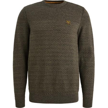 PME Legend Mouliné Structure Trui Dusky Groen