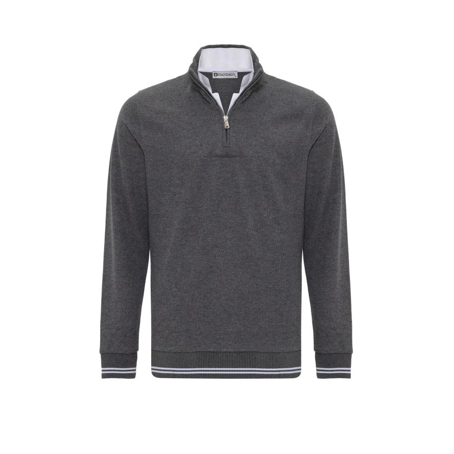 Dandalo Dandalo Trui grijs gemêleerd / wit -
