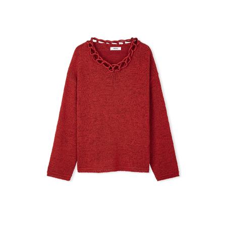 Ipekyol Ipekyol Trui donkerrood