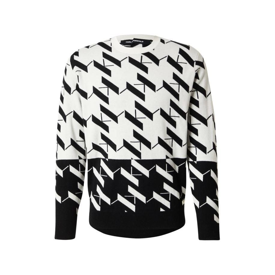 Karl Lagerfeld Karl Lagerfeld Trui zwart / wit -