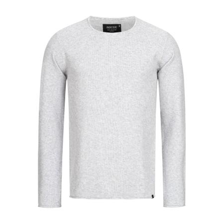 INDICODE JEANS INDICODE JEANS Trui Loakim wit gemêleerd