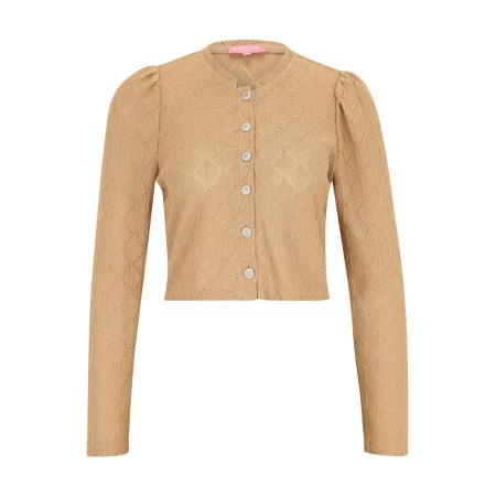 Krüger Madl Krüger Madl Gebreid vest cappuccino