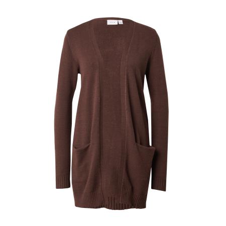 Vila VILA Gebreid vest VIRil donkerbruin